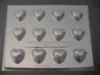 908 Plump Hearts Small Chocolate or Hard Candy Mold